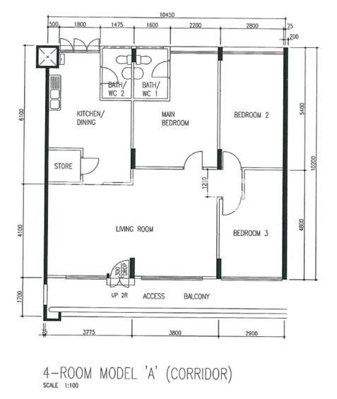Blk 116 Yishun Ring Road (Yishun), HDB 4 Rooms #168829082